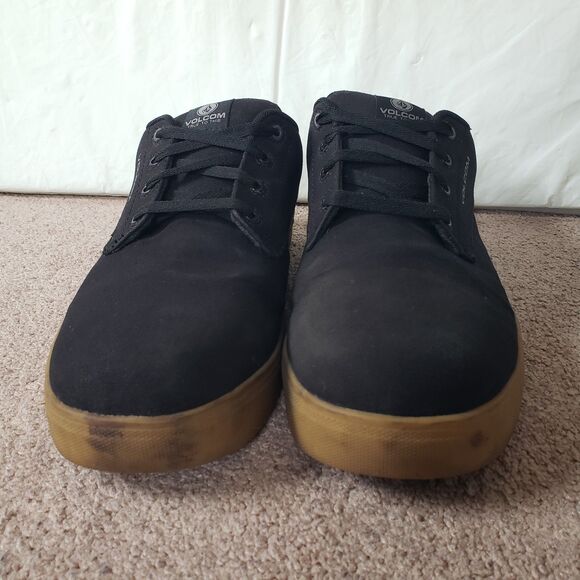 Volcom Composite Toe Sz 9.5 Mens Black Gum Workwear Shoe VM30117 Skateboarding - Picture 2 of 11